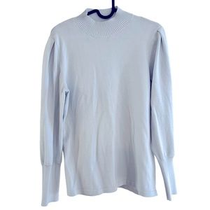 J.McLaughlin S Caylia Sweater Whisper light blue cotton modal blend